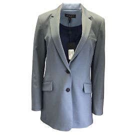 Rag & Bone Prairie Blue Charles Twill Blazer Blue
