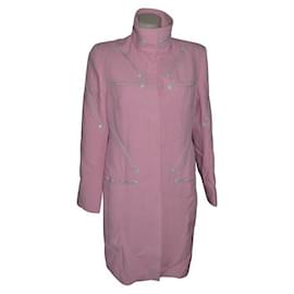 Jc De Castelbajac-abrigo rosa-Rosa