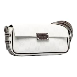 Loewe-Sac à bandoulière en toile Anagramme-Blanc