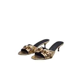 Balenciaga-BALENCIAGA  Sandals T.EU 38 Leather-Golden