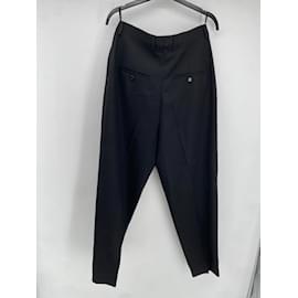 Céline-CELINE  Trousers T.fr 42 WOOL-Black
