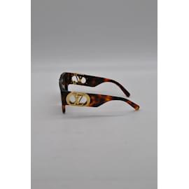 Louis Vuitton-LOUIS VUITTON Sonnenbrille T.  Plastik-Braun