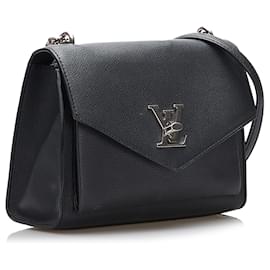 Louis Vuitton-Louis Vuitton Black Mylockme Chain Bag-Black