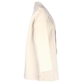 Theory-Theory Shawl Collar Short Coat in Beige Cashmere-Beige