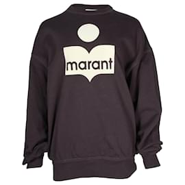 Isabel Marant-Übergroßes Sweatshirt mit Logo-Print von Isabel Marant Etoile aus lila Baumwolle-Lila