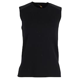 Ralph Lauren-Ralph Lauren Sleeveless Top in Black Wool-Black