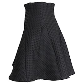 Maje-Maje ausgestellter Minirock aus schwarzem Polyester-Schwarz