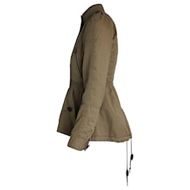 Burberry-Burberry Brit Utility Coat in Brown Cotton-Brown