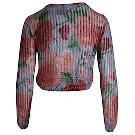 Loewe-Cardigan in maglia Ibiza di Loewe Paula in viscosa a stampa floreale-Altro