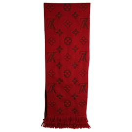 Louis Vuitton Classic Monogram Silk Fringe Square Shawl Scarf