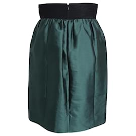 Alberta Ferretti-Alberta Ferretti Skirt in Green Silk -Green