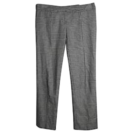 Alexander Mcqueen-Alexander McQueen Houndstooth Trousers in Multicolor Wool-Multiple colors