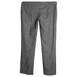 Alexander Mcqueen-Alexander McQueen Houndstooth Trousers in Multicolor Wool-Multiple colors