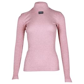 Versace Jeans Couture-Versace Jeans Couture Marika Stretch-Top aus rosa Viskose-Pink