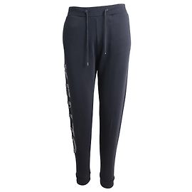 Calça jogger estampada com logotipo Kenzo em algodão preto Preto