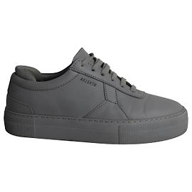 Baskets à Plateforme Axel Arigato en Cuir Gris Gris