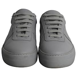 Autre Marque-Axel Arigato Platform Sneakers in Grey Leather-Grey