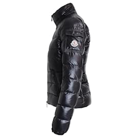 Moncler-Moncler Padded Down Jacket in Black Nylon-Black