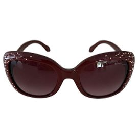 Roberto Cavalli Lentes de sol Burdeos