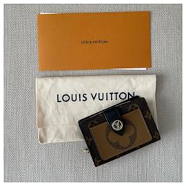 Brown Louis Vuitton Monogram Portefeuille Juliette Small Wallets