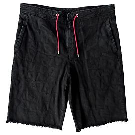 Louis Vuitton Special Edition jacquard denim bermudas Black