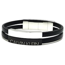 Calvin Klein-* CALVIN KLEIN bracelet-Black,Silvery