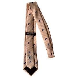Louis Vuitton Tie Striped Silk 100 Used 11093 mens ties
