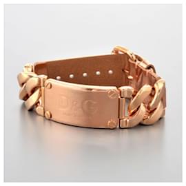 Dolce & Gabbana-* Dolce & Gabbana logo bracelet-Pink