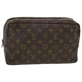 Louis Vuitton-Louis Vuitton Monogram Trousse Toilette 28 Kupplungstasche M.47522 LV Auth 44629-Monogramm