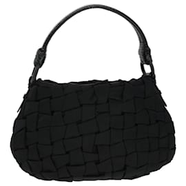 Prada-PRADA Shoulder Bag Nylon Black Auth am4524-Black