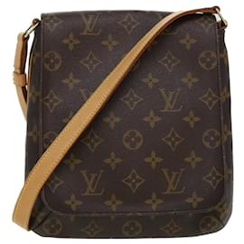 Louis Vuitton-LOUIS VUITTON Monogramm Musette Salsa Kurze Schultertasche M51258 LV Auth am4536-Monogramm