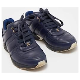 Chanel-Sneakers-Navy blue