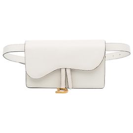 Riñonera Dior Saddle blanca Blanco