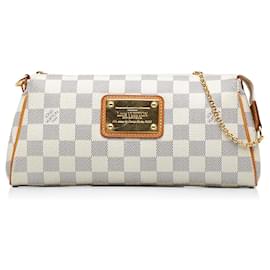 Louis Vuitton-Louis Vuitton White Damier Azur Eva-White