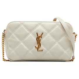 SAINT LAURENT UPTOWN BABY POUCH CUIR IMPRESSION GRAIN DE POUDRE