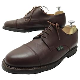 Paraboot-PARABOOT DERBY SHOES AZAY GRIFF 7.5 41.5 BROWN LEATHER SHOES-Brown