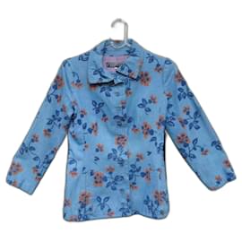 Vintage-Givenchy-Jackengröße 38 Hellblau