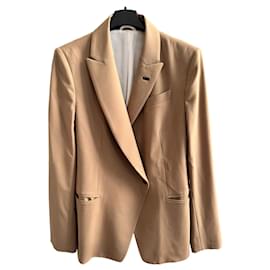 Brunello Cucinelli Kamelfarbene Blazerjacke Kamel