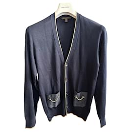 Cappotto Louis Vuitton 48 Grigio Lana ref.518377 - Joli Closet