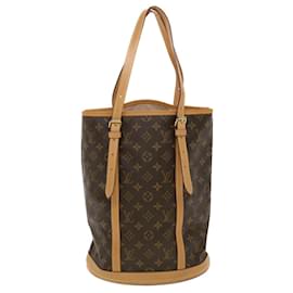 Louis Vuitton-LOUIS VUITTON Monogram Bucket GM Shoulder Bag M42236 LV Auth 44613-Monogram