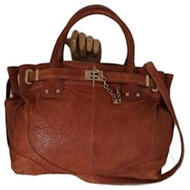Autre Marque-Handbag with shoulder strap-Cognac