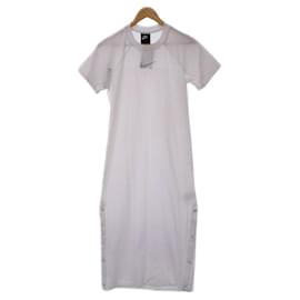 Nike-***Nike Side Slit Maxi Dress-White
