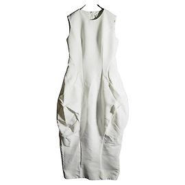 Comme Des Garcons ***Vestido balão Comme des Garçons Branco