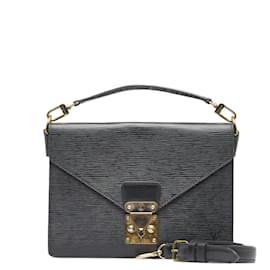 Louis Vuitton-Epi Biface Handbag M52322-Black