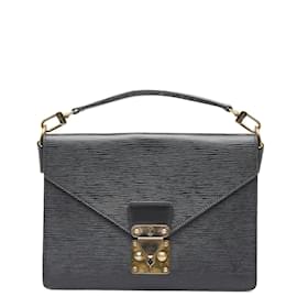 Louis Vuitton-Epi Biface Handbag M52322-Black