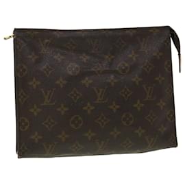 Louis Vuitton-Louis Vuitton Monogram Poche Toilette 26 Pouch M47542 LV Auth 45343-Monogram