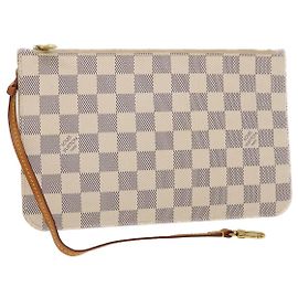 LOUIS VUITTON Damier Azur Neverfull MM Estuche Accesorio Estuche LV Auth yk7324 Otro