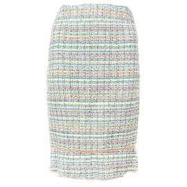 Chanel-6K $ Nuova gonna in tweed a nastro-Multicolore
