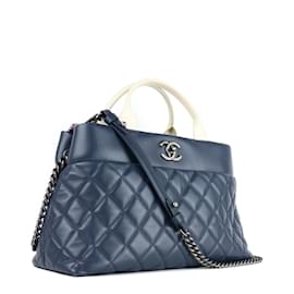Chanel-CHANEL  Handbags T.  Leather-Navy blue