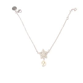 Miu Miu Pulseira Estrela de Diamante Prata